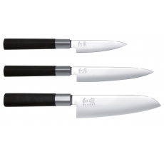 Sady kuchyňských nožů KAI Wasabi Black 67S-310, 3 ks...