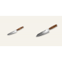 AKCIA 1+1 Honesuki (vykosťovací, univerzálny) nôž Seburo SUBAJA Damascus 130mm + Kiritsuke (majster-šéf, santoku) nôž Seburo SUBAJA Damascus 180mm
