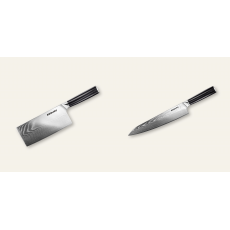 AKCIA 1+1 Sekáček Seburo SARADA Chopper Damascus 180mm +...