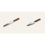 AKCIA 1+1 Nôž na pečivo Seburo SARADA Damascus 195mm + Šéfkucharský nôž Seburo SUBAJA Damascus 150mm