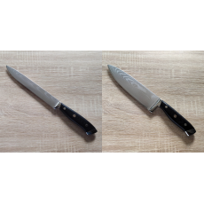 AKCIA 1+1 Filetovací nôž Seburo WEST Damascus 210mm + Šéfkucharský nôž Seburo WEST Damascus 220mm