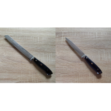 AKCIA 1+1 Nůž na pečivo Seburo WEST Damascus 200mm + Kuchynský univerzální nůž Seburo WEST Damascus 130mm