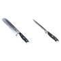 AKCIA 1+1 Santoku nůž Seburo WEST Professional Damascus 190mm + Vykosťovací nôž Seburo WEST Professional Damascus 170mm